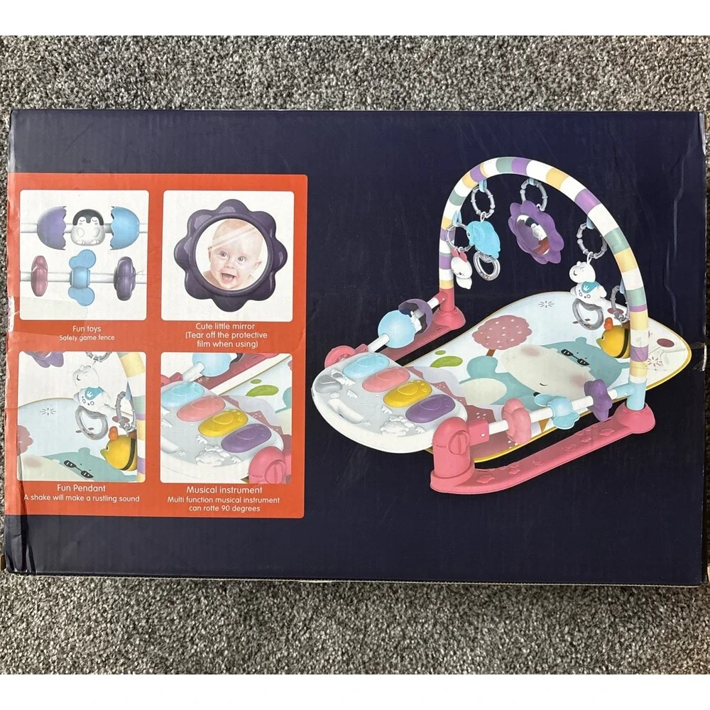 Jovow Baby Growth‎ Partner Baby Fitness Musical Play Matt Batteries Not Included